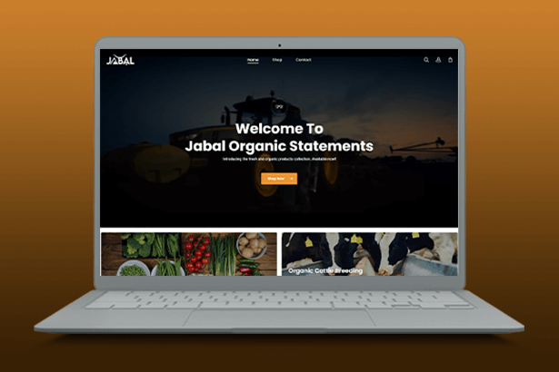 jabal organic- website development