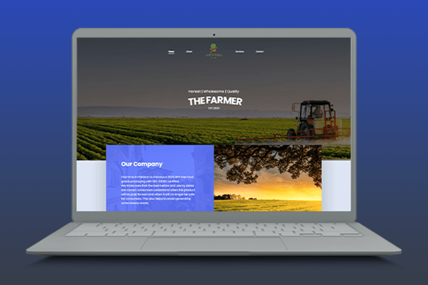 the-farmers- website development